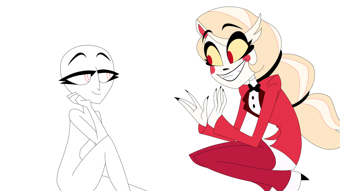Hazbin Hotel - OC x Charlie - Base by VivzieBases on DeviantArt