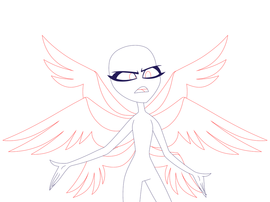 Hazbin Hotel - Emily - Base by VivzieBases on DeviantArt