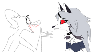 Helluva Boss - OC x Loona - Base