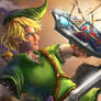 Link - amidst battle