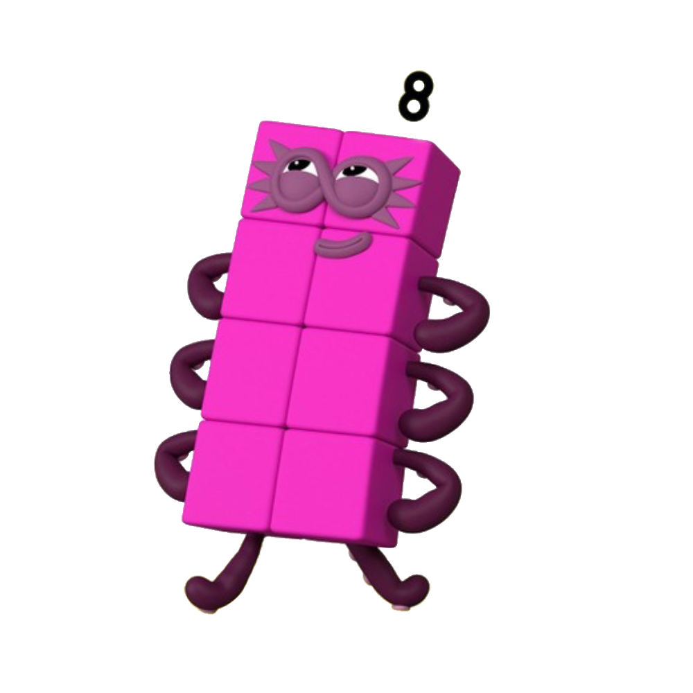 Eight (8) || Octoblock || Numberblocks || Png by awesometrollex on ...