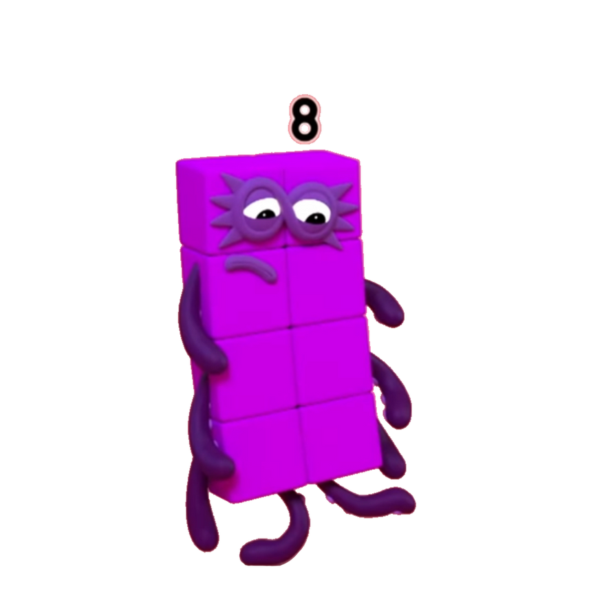 Eight (8) || Octoblock || Numberblocks || Png by awesometrollex on ...
