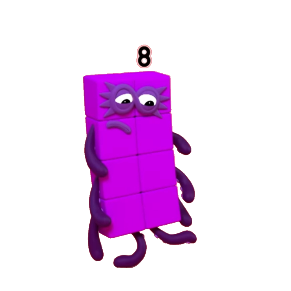 Octoblock Mask Eight (8) || Octoblock || Numberblocks || Png by awesometrollex on ...