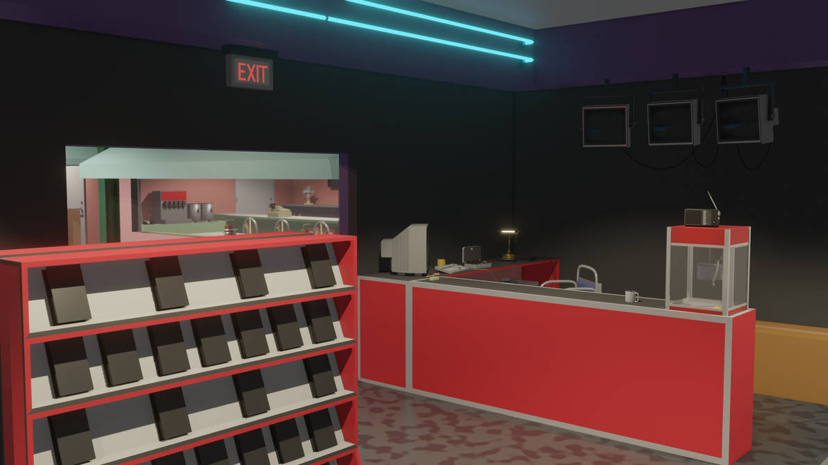 Mall video rental store by JackMackG on DeviantArt