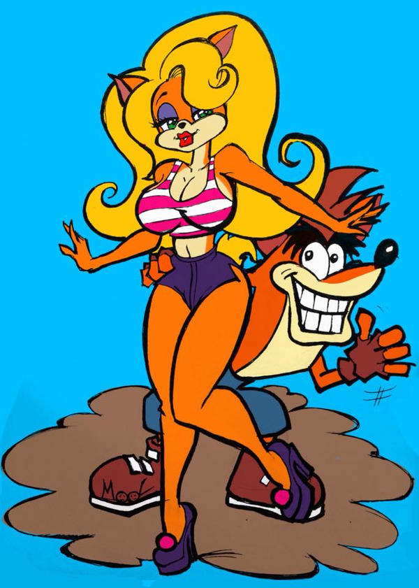 tawna and crash bandicoot