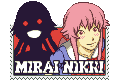 Mirai Nikki stamp