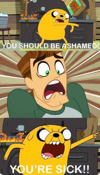 Jake Calls Hal Jordan Sick