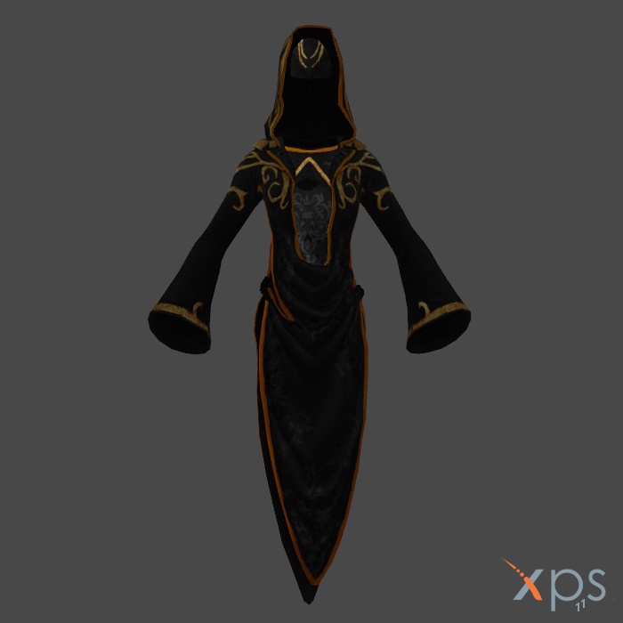 Skyrim Lady Nocturnal Dress by bradpigg on DeviantArt
