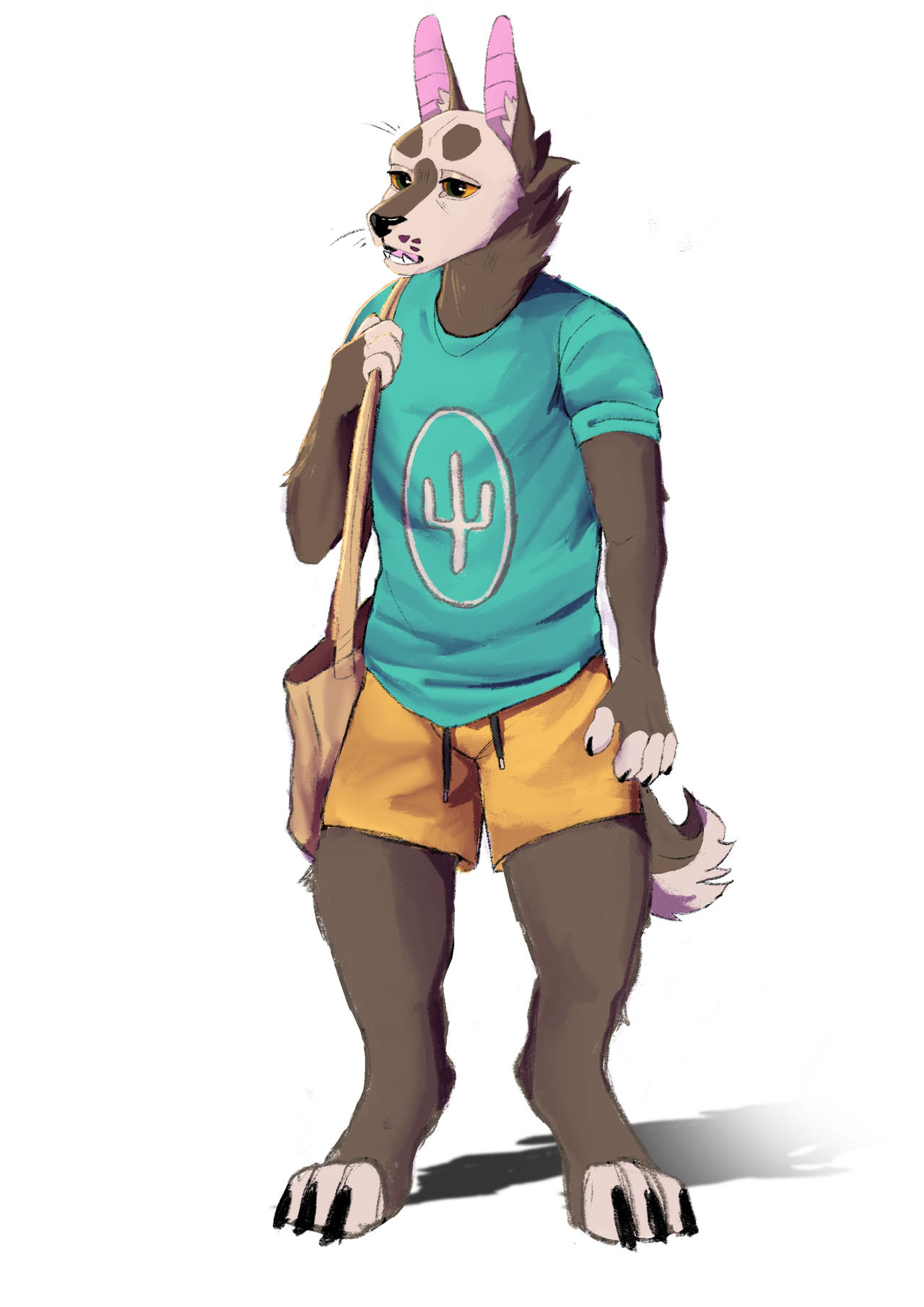 Full body furry drawing by SozoWonderbeast on DeviantArt