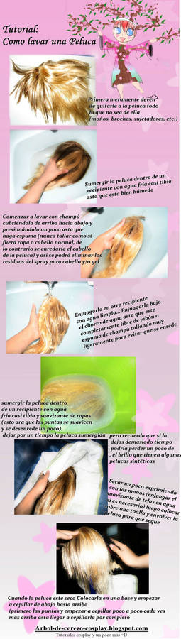 tutorial, como lavar pelucas