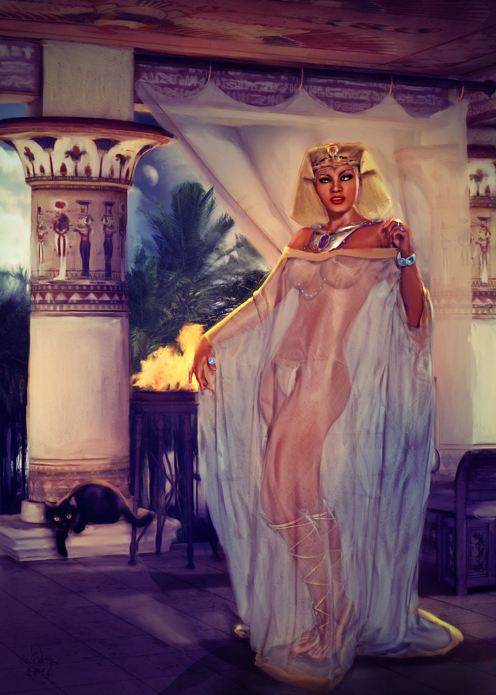Egyptian pin up