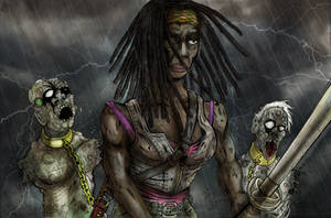 Michonne, Walking Dead