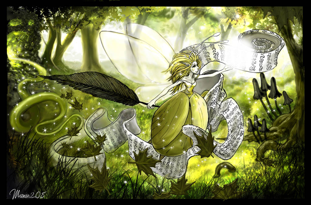 Calligra-Fee - Pen-Fairy-Ship by Manu-2005