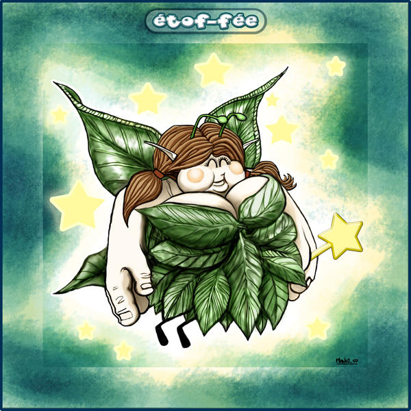 Fat Fairy with a background by Manu-2005
