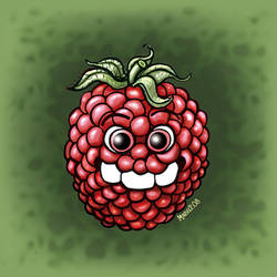 Three Teeth - Raspberry