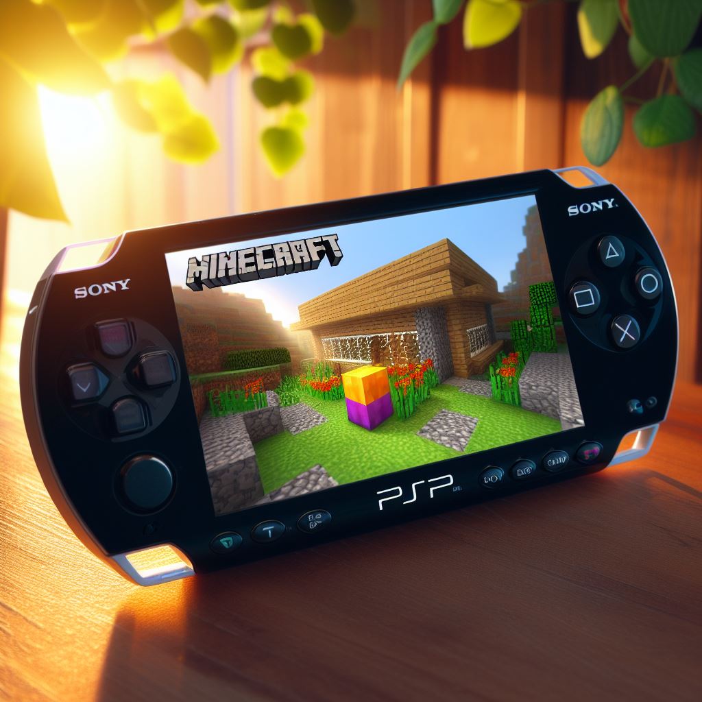 Minecraft Spp Screen A PSP with Minecraft open by rtxrkibi on DeviantArt