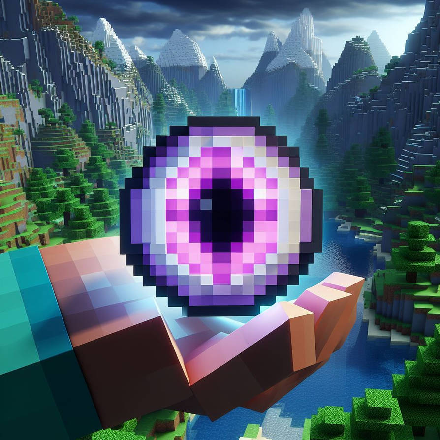 Minecraft Eye Stream Minecraft Ender Eye by rtxrkibi on DeviantArt