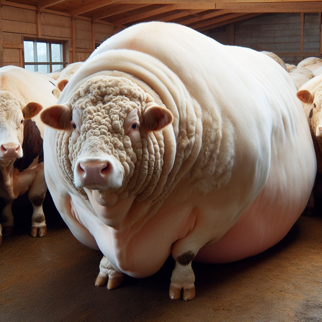 Fatcow Ride Extremely fat, overly feathery cows in a simple by rtxrkibi on DeviantArt