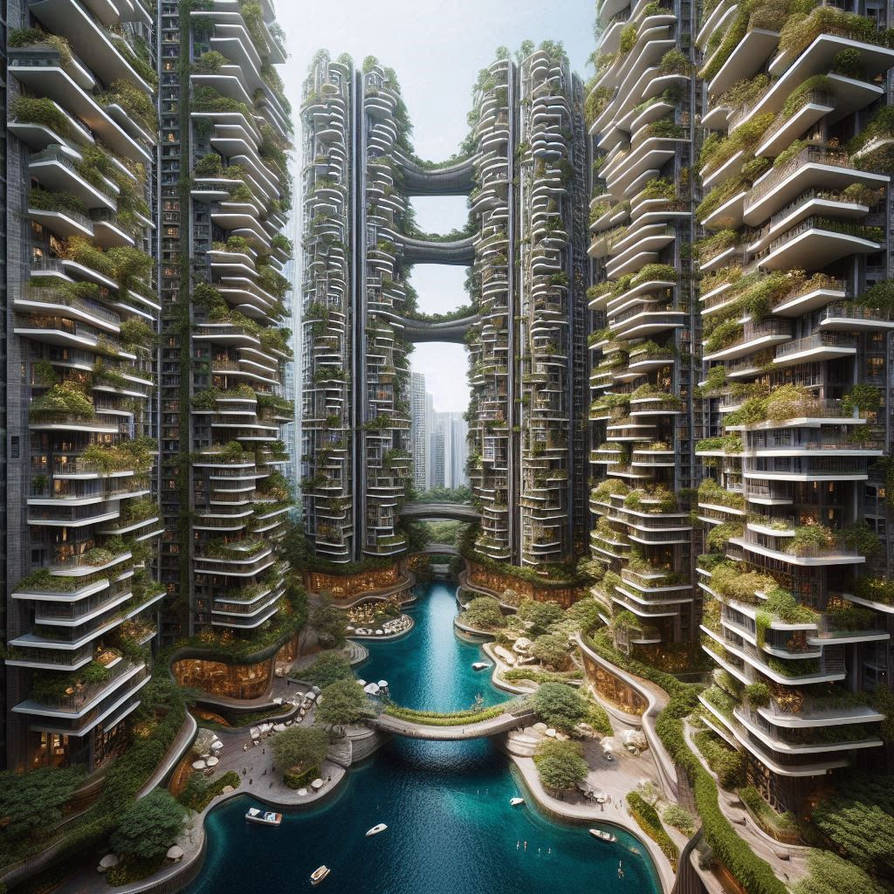 a 900,000-unit skyscraper apartment building risin by rtxrkibi on ...