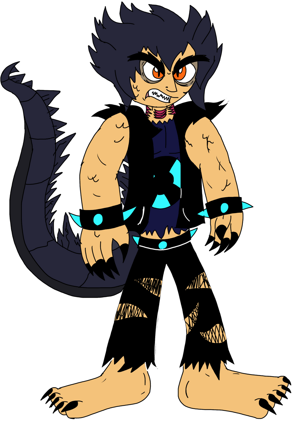 Humanized Godzilla Human Godzilla Remake by Romeo1900 on DeviantArt