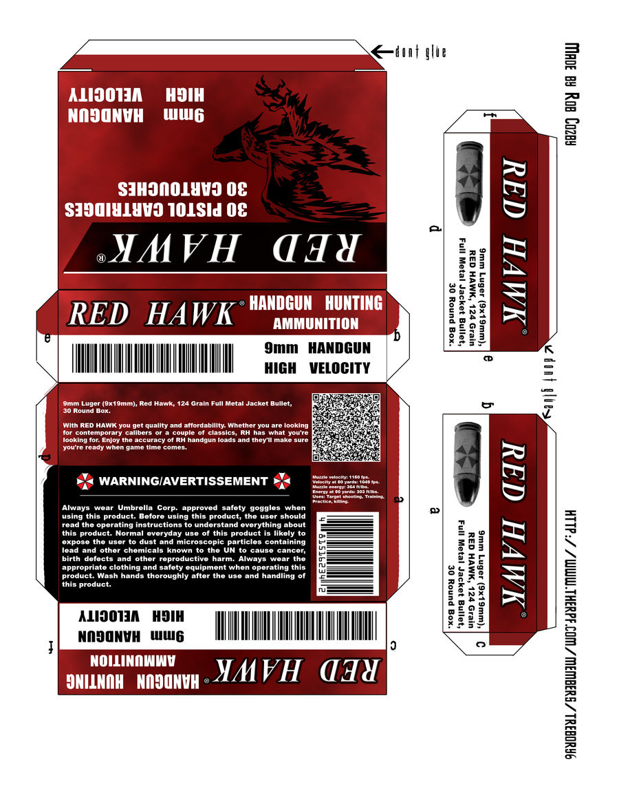 Resident Evil Pistol Ammo Box by trebory6 on DeviantArt