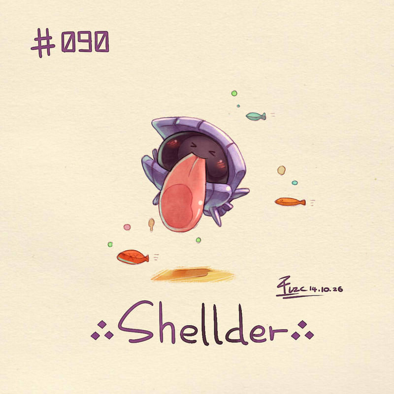 Shellder Character Shellder by FL-ZC on DeviantArt