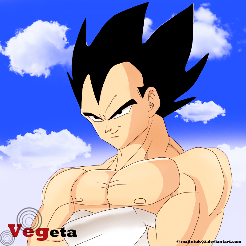 Vegeta Colored