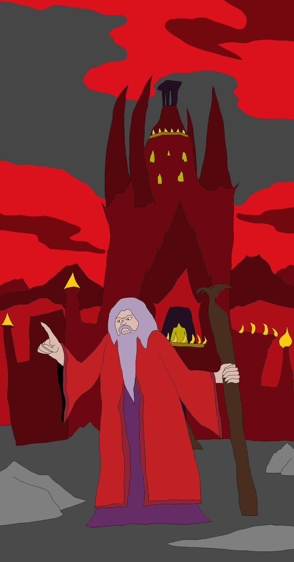 Lord of The Rings Animated Film Saruman by JA252 on DeviantArt