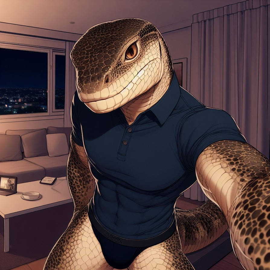 Scaley scaley guy by AivorDragon on DeviantArt