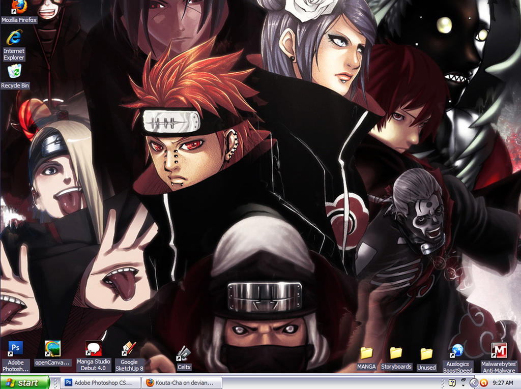 Akatsuki Computer Akatsuki Desktop by KoutaTheCreator on DeviantArt