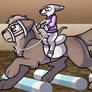 Trotting over training poles| Harbinger | Cross Co
