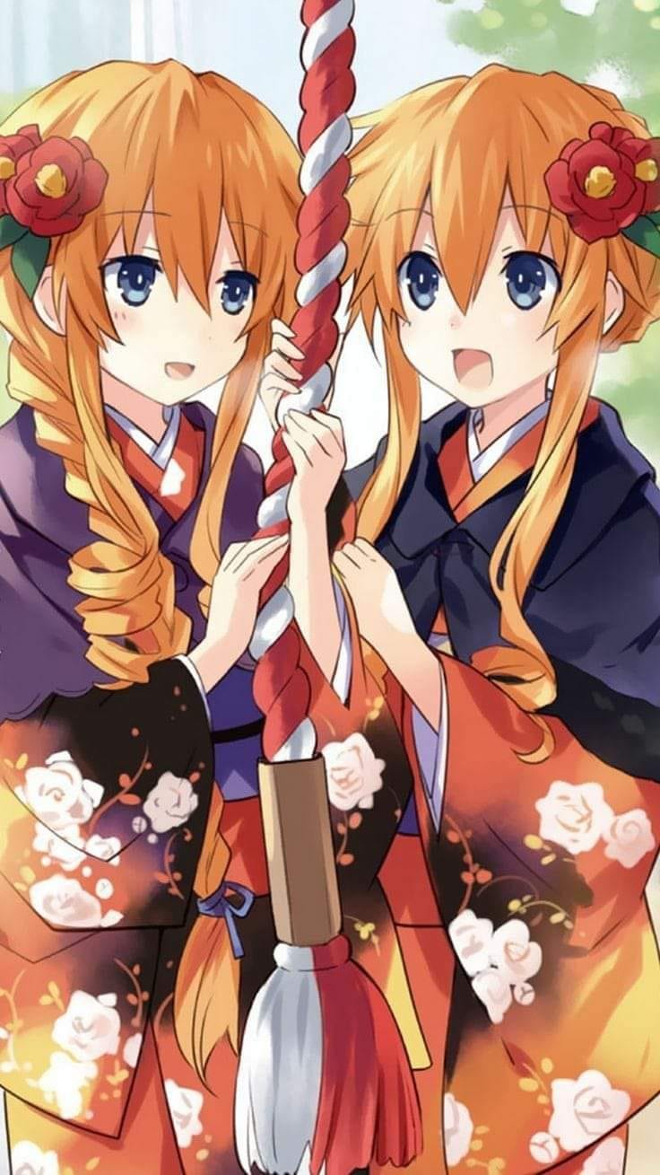 Anime Twin Sisters Art by AlexStoddardArtist on DeviantArt Anime Twin Sisters Art by AlexStoddardArtist on DeviantArt