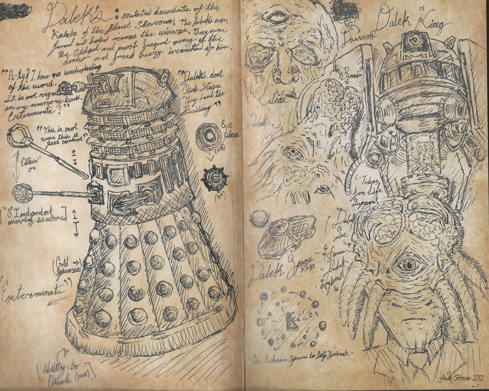 Dalek - My Journal of Impossible Things by whowon on DeviantArt