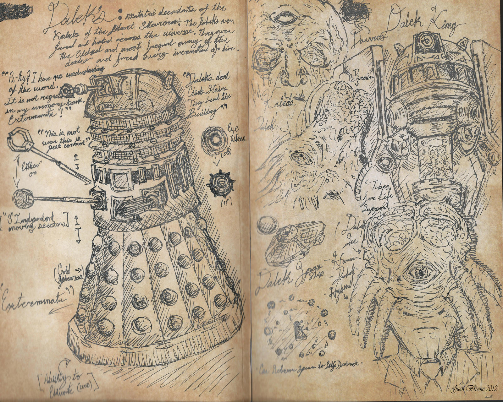 Dalek - My Journal of Impossible Things by whowon on DeviantArt