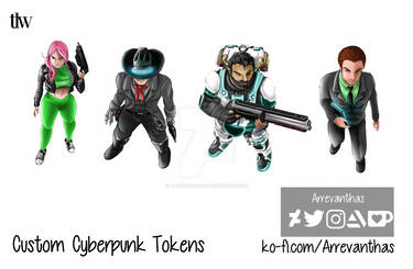 Cyberpunk Tokens Commission