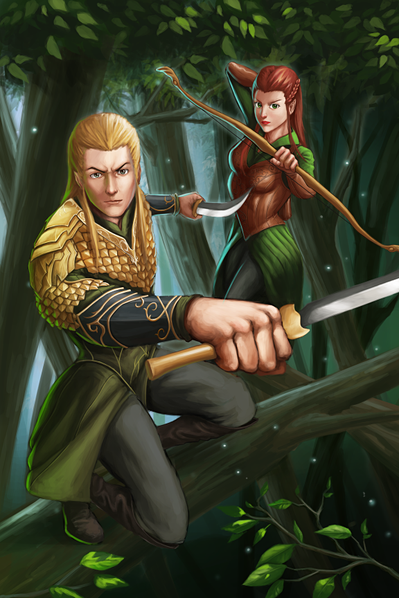 Legolas and Tauriel