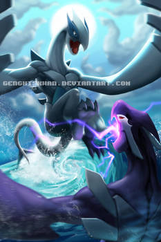 Pokemon - Lugia vs Shadow Lugia