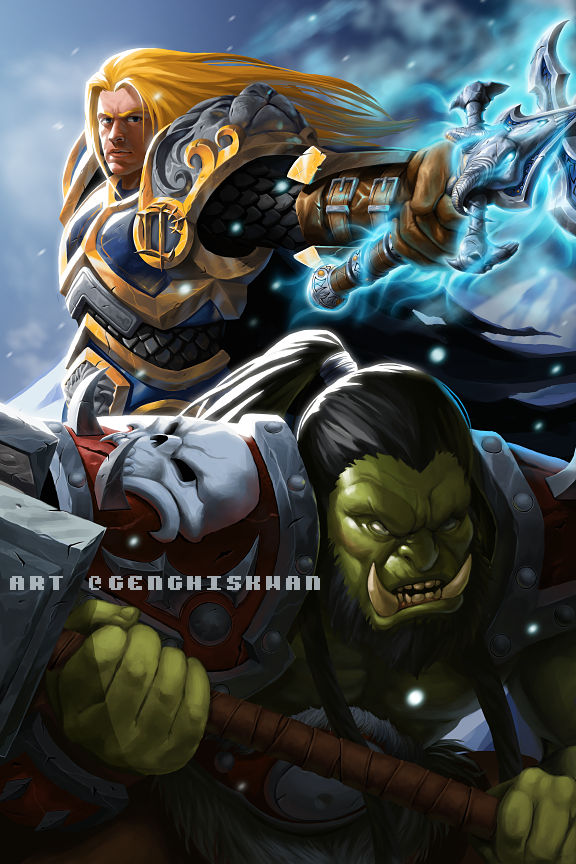 Warcraft - Thrall and Arthas