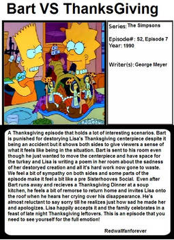 1001 animations: Bart VS Thanksgiving