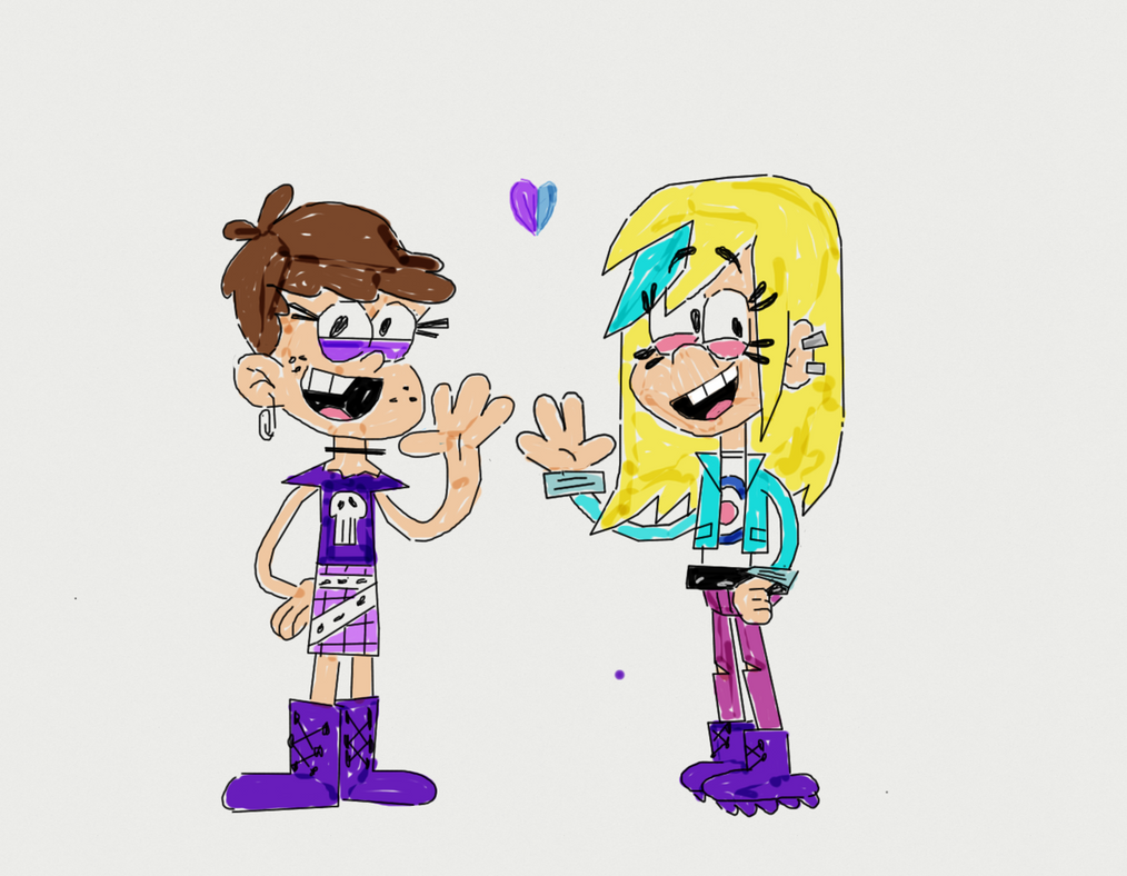 Luna Loud and Sam Sharp (Fanart) by RobertTheGreat6667 on DeviantArt