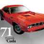 1971 Plymouth 'Cuda - Red