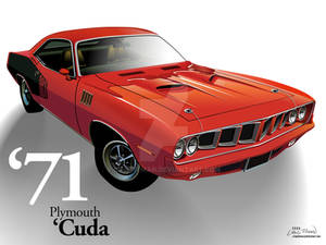 1971 Plymouth 'Cuda - Red