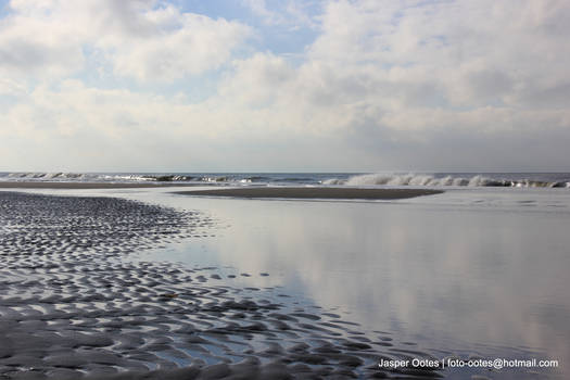 The tides at the north sea