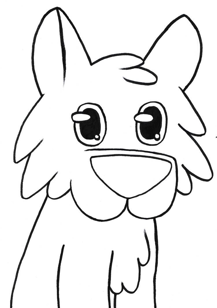Chibi Wolf Base (Headshot) by Swilwolf on DeviantArt
