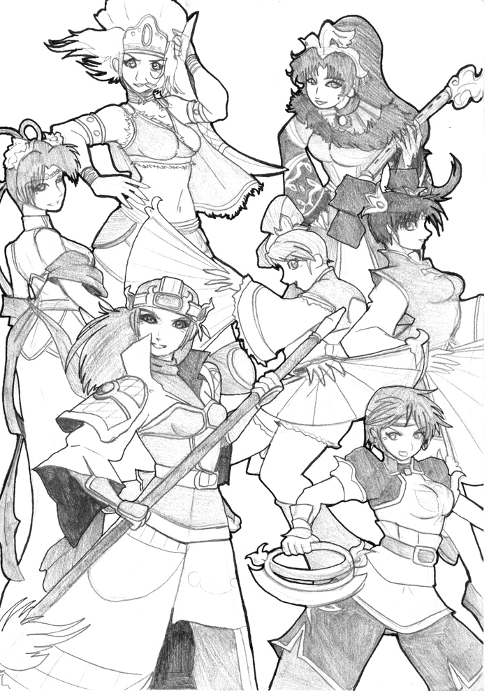 Dynasty Warriors Ladies BnW2