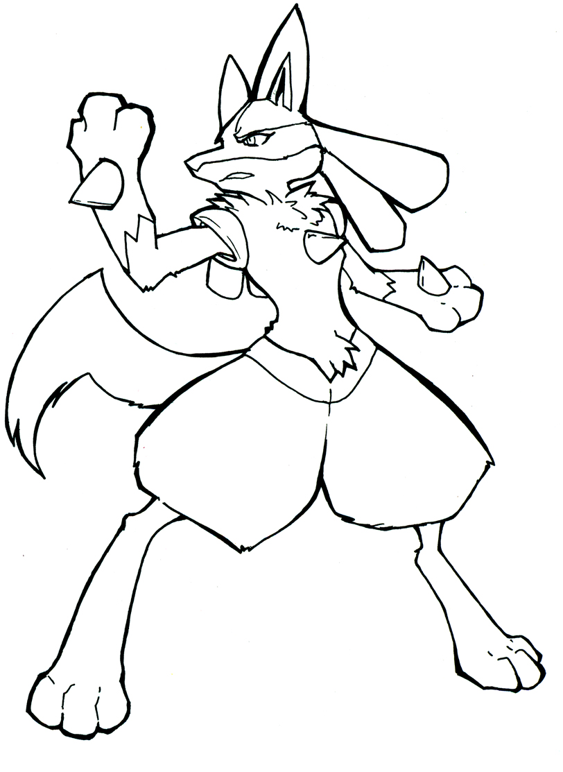 Lucario Pose 2