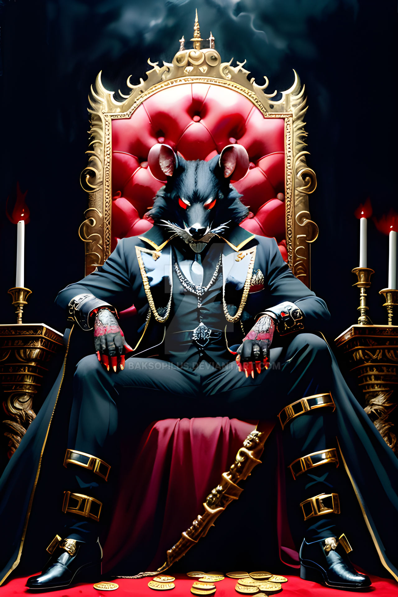 Rat Man Black Rat Man by BaksoPilus on DeviantArt