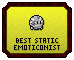 Emote Awards 2013 - Best Static Emoticonist by Waluigi-Prower