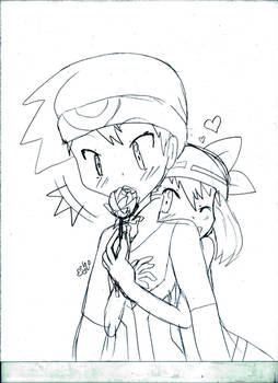 Pokemon Franticshipping Sketch