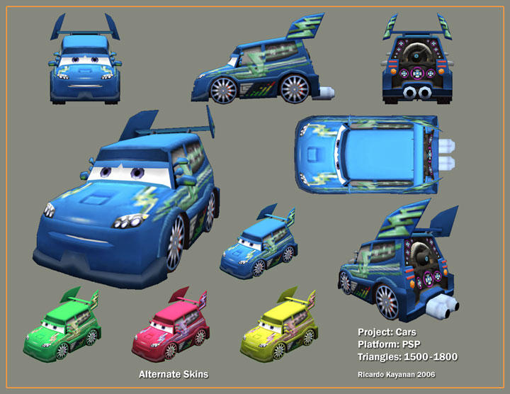 Cars Race-O-Rama PSP - Doc Student 2 by NaruHinaFanatic on DeviantArt